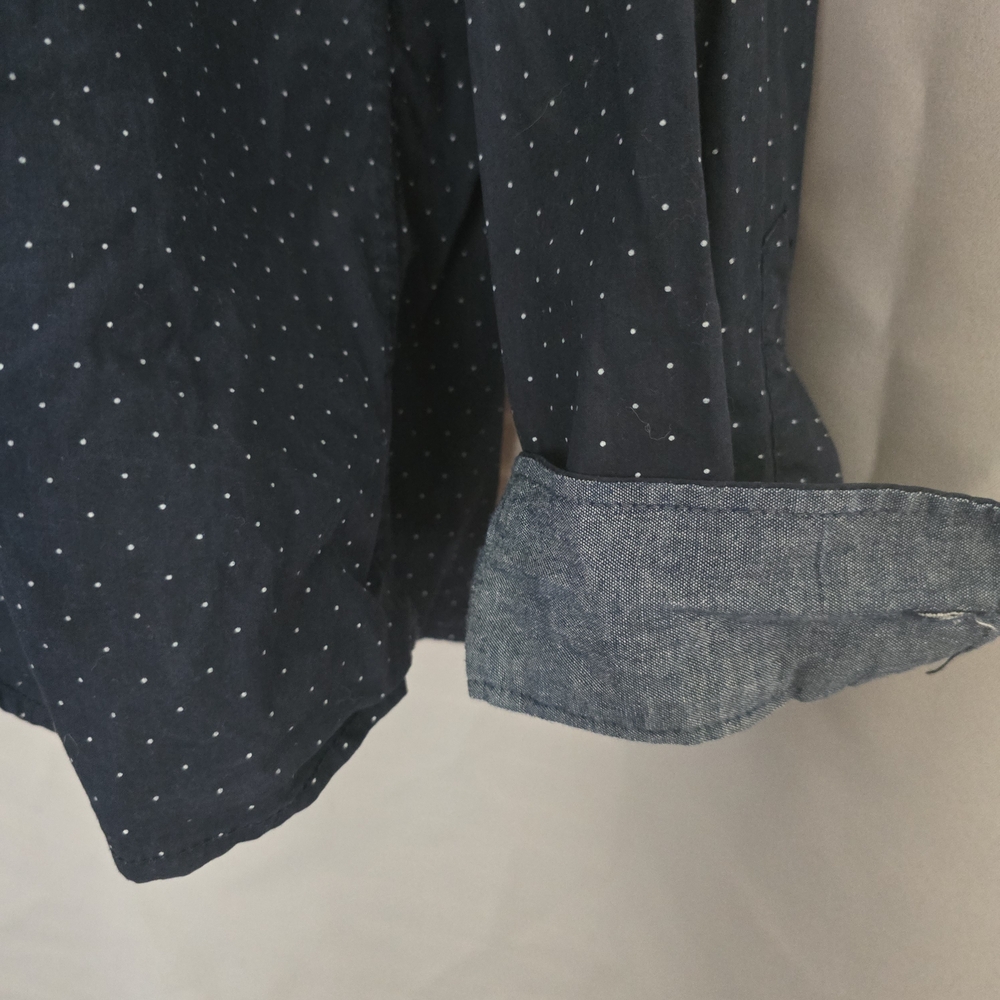 COTTON ON Brunswick Garmets Navy Button Down Shirt - Picture 3 of 5